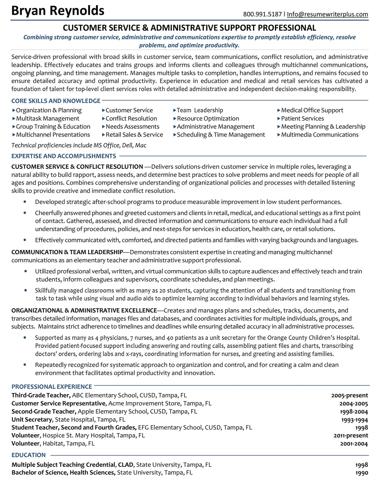 Customer-Service-and-Administrative-Support-Professional-Resume